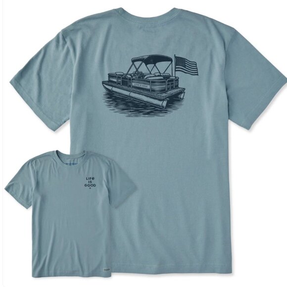 Life Is Good Crusher Lite T Shirt Mens LARGE Life Can Be in